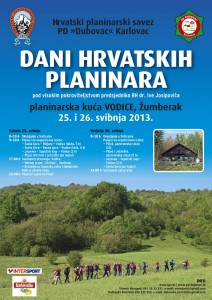 Plakat Dani hratskih planinaraRadler